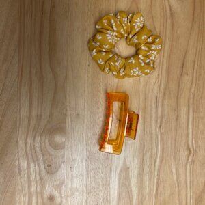 Scrunchie and Hair Claw combo